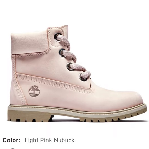 light pink timbs